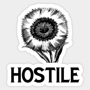 Hostile Sticker